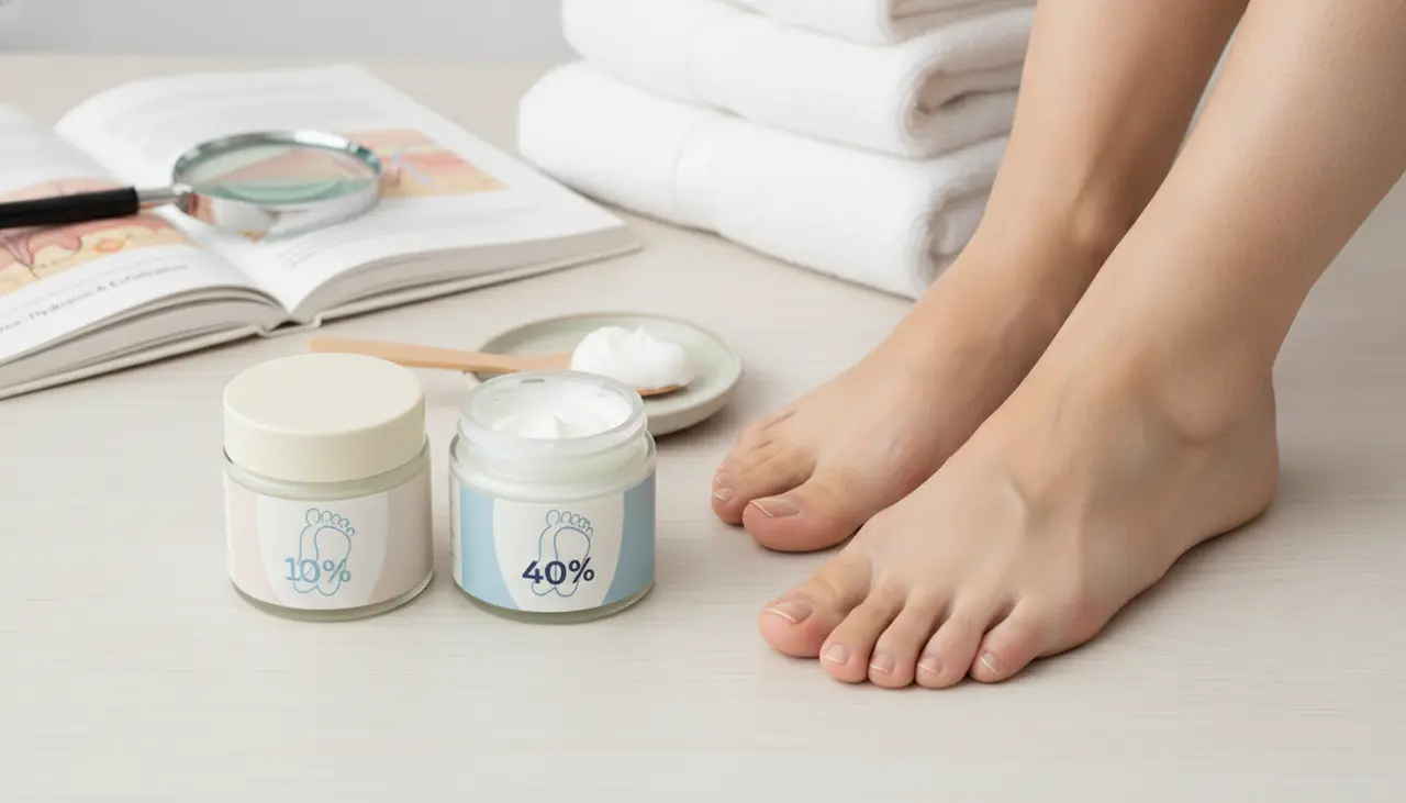 Choosing the Right Urea Cream for Cracked Heels: A Guide to the Best Urea Cream for Feet visual summary