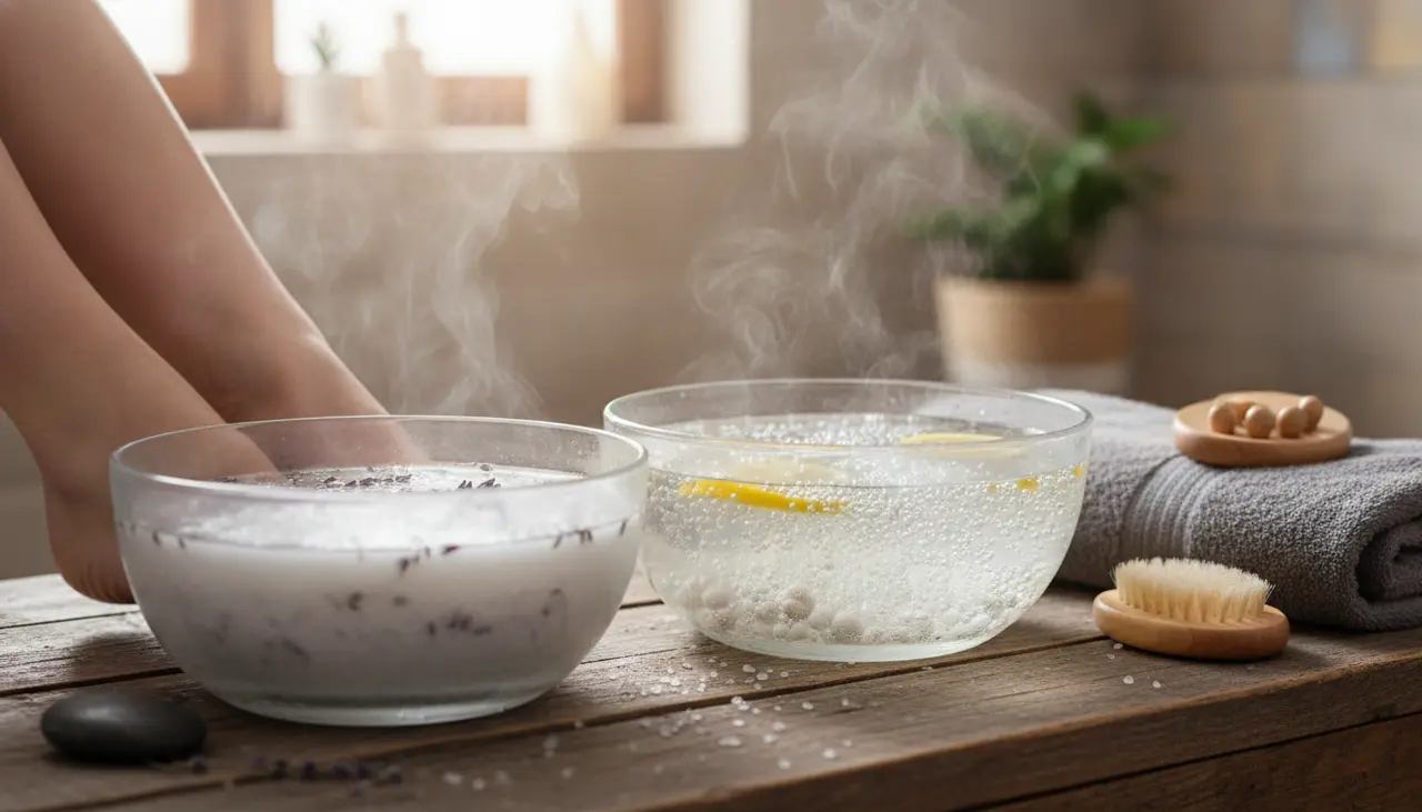 Epsom Salt vs. Sea Salt: Which Soak is Best for Your Tired Feet? visual summary