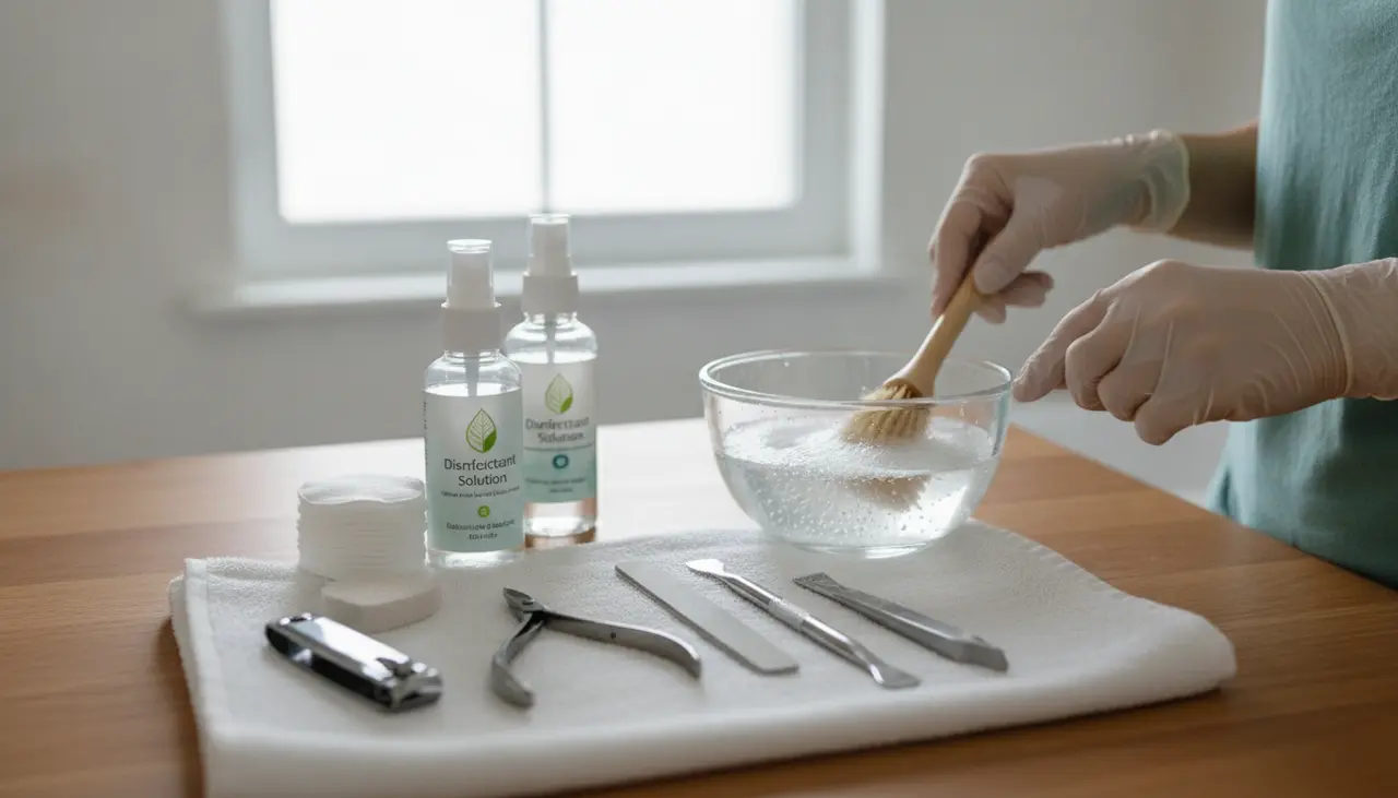 How to Sanitize Your Pedicure Tools Properly: A Step-by-Step Home Guide visual summary
