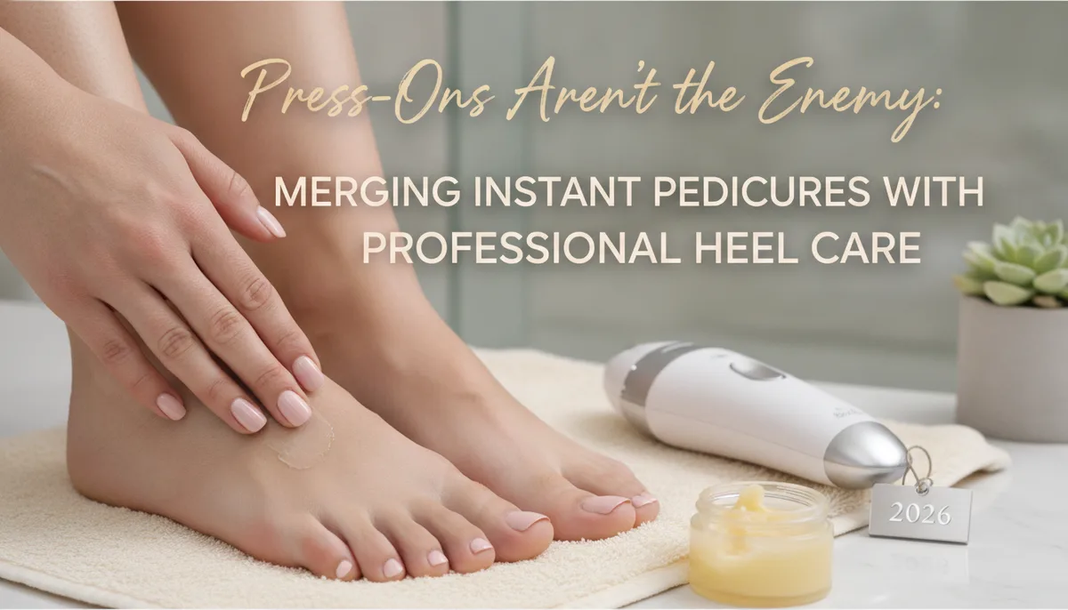 Press-Ons Aren't the Enemy: Merging Instant Pedicures with Professional Heel Care in 2026 visual summary