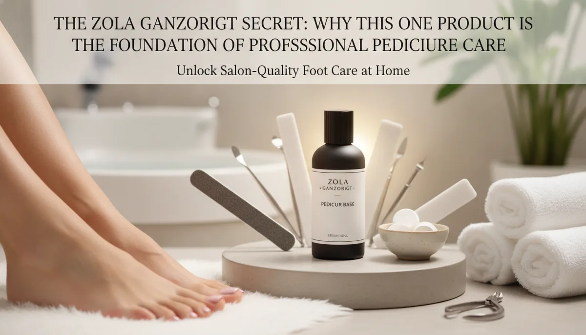 The Zola Ganzorigt Secret: Why This One Product is the Foundation of Professional Pedicure Care visual summary